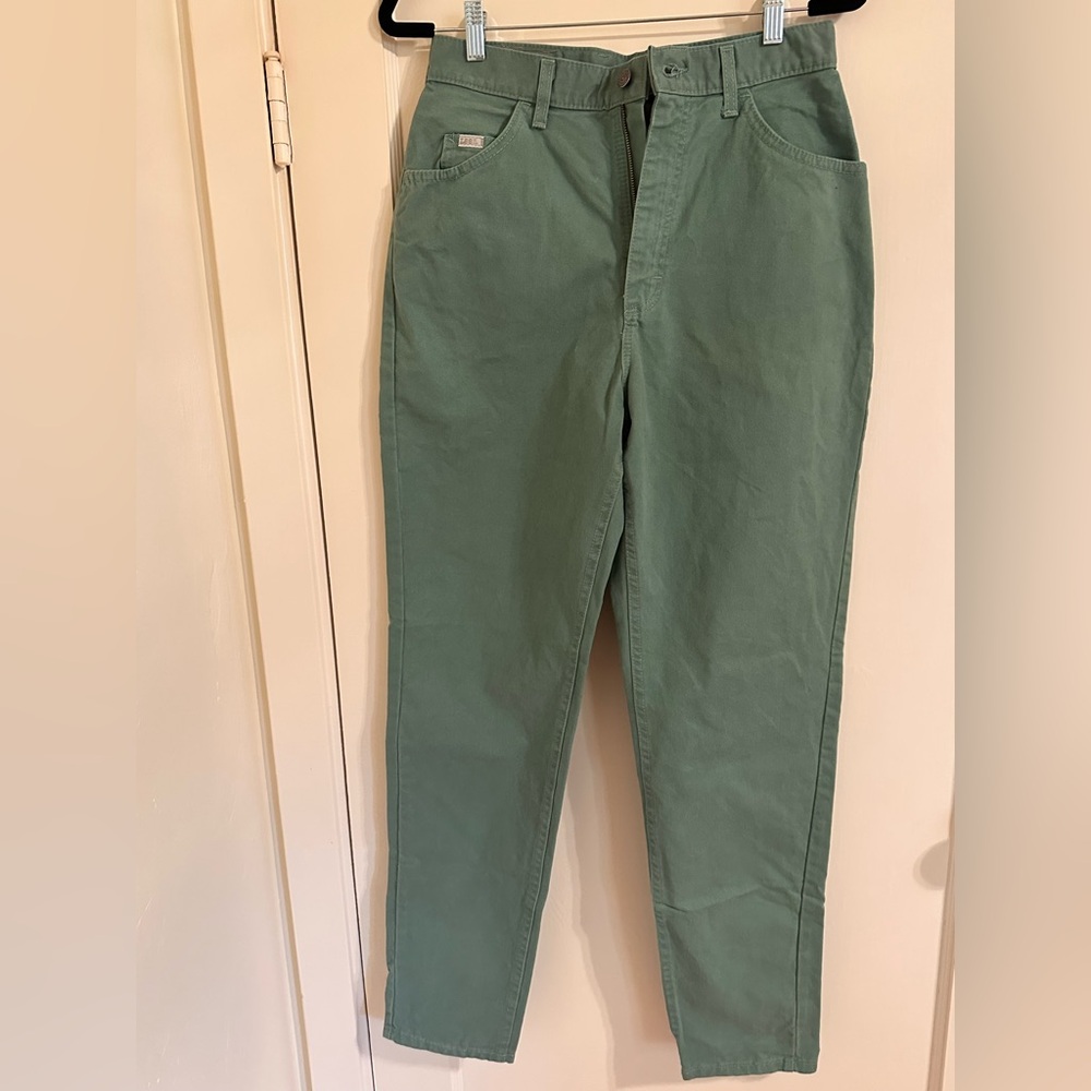 Lee Women's Green Jeans Relaxed Hip & Thigh